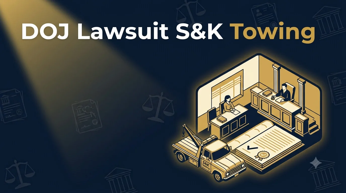 DOJ Lawsuit S&K Towing 2026: Full Case Breakdown